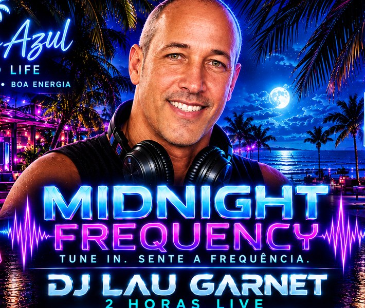 DJ Lau Garnet e o ambiente Midnight Frequency no Rancho Azul